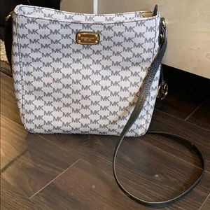 Gray Michael Kors crossbody bag